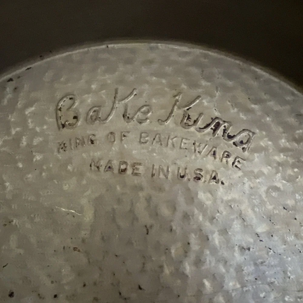 Set of 3 Bake King King of Bakeware 8.5 Inch Round Cake Pans USA‎ Vintage